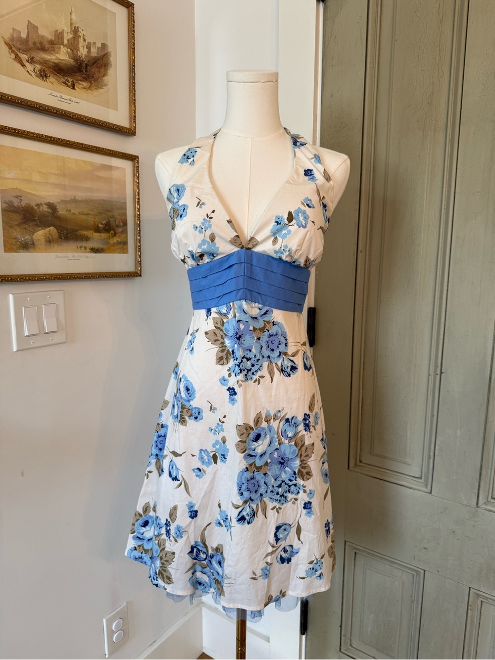 Floral Halter Sundress